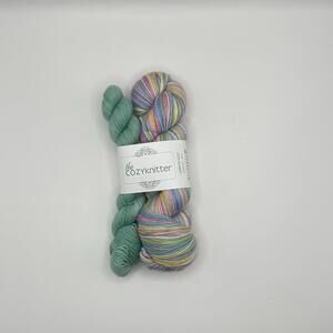 The Cozy Knitter 80/20 SW Merino/Nylon 420y/115g Hippity Hop Bliss Easter